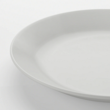 Teller flach Nordic schwarz